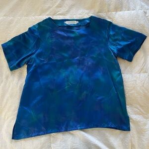 Women’s Blue and Green size medium blouse